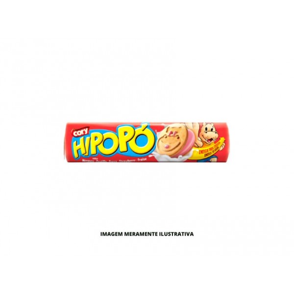 BISCOITO RECHEADO HIPOPO MORANGO 1X30X110G